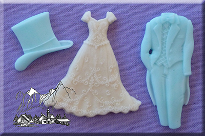  Foto: Alphabet moulds - stampo silicone wedding am0006