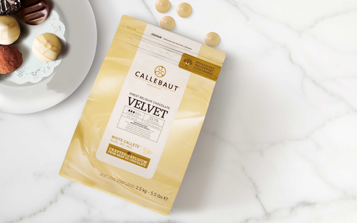  Foto: Callebaut - cioccolato bianco VELVET 2,5 kg scad. 04/23