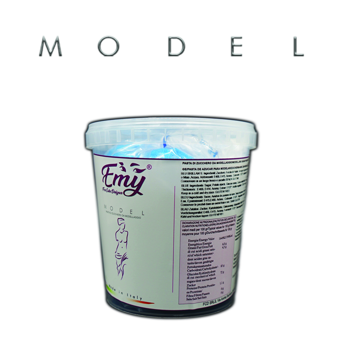  Foto: For Cake Designer - Emy model blu brillante 1 kg