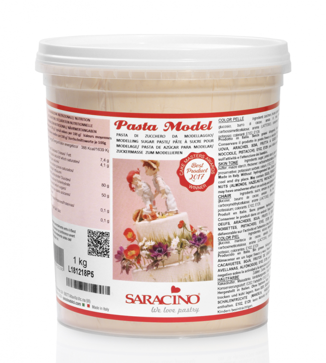 Pasta DI Zucchero Model Saracino Colorata 1kg-Senza E171 - Cake Love