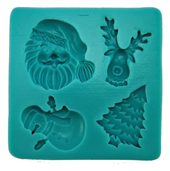  Foto: Stampo Quadrato Natale Silicone