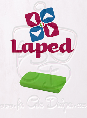 LAPED Pasta di zucchero Verde Mela Wonder 1 kg