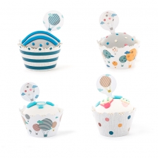  Foto: DECORA KIT CUPCAKES – MONGOLFIERA