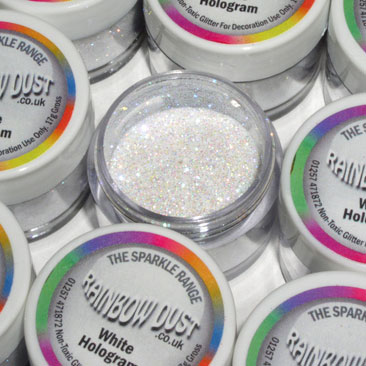  Foto: Rainbow Dust Sparkles Hologram White 5 gr.