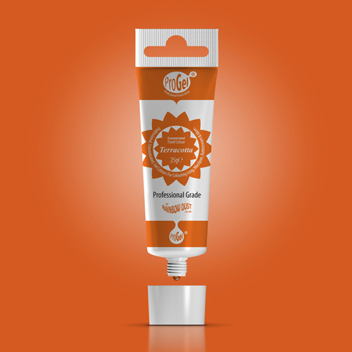  Foto: PROGEL COLORANTI PER ALIMENTI IN GEL CONCENTRATI - 25 Gr. terracotta