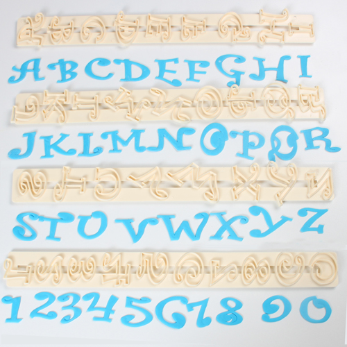  Foto: Tagliapasta FMM Chunky Funky Alphabet. Maiuscolo e numeri