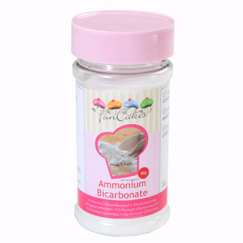  Foto: Funcakes - BICARBONATO DI AMMONIO 80 gr.