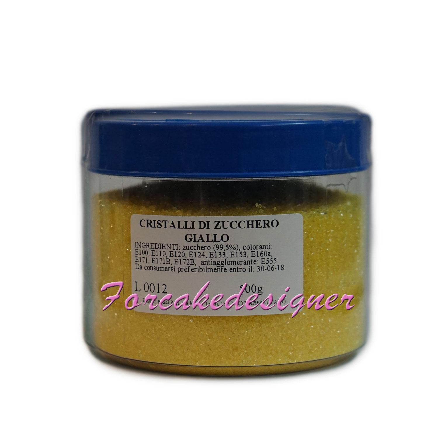  Foto: Cristalli di zucchero Giallo 500 gr