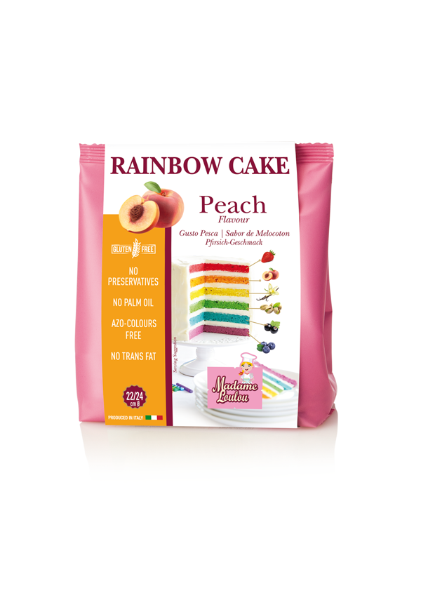  Foto: Madame Loulou- preparato per RAinbow Cake Pesca 100 gr