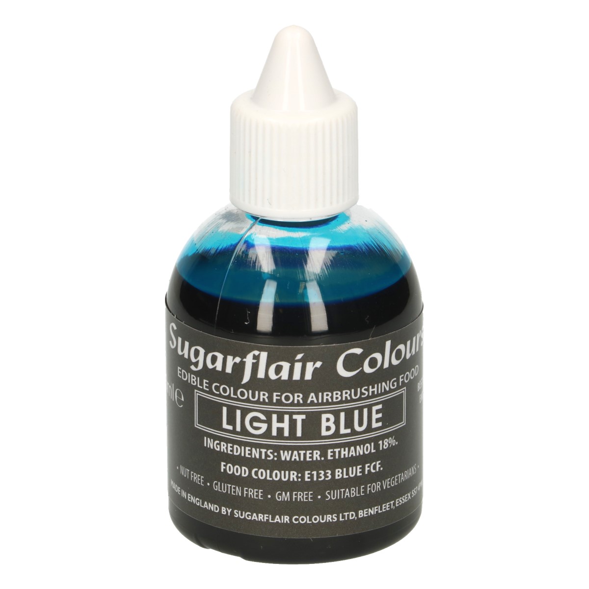  Foto: SUGARFLAIR - Colorante per aerografo light blue 60 ml.