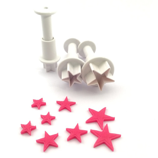  Foto: Dekofee Mini Stampini a espulsione Stelle set/3pz