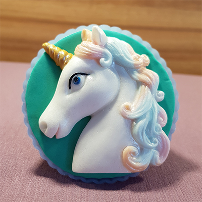  Foto: Alphabet moulds - Testa unicorno