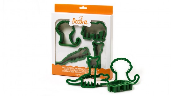  Foto: Decora - tagliapasta plastica animali della giungla 4pz