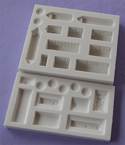  Foto: Alphabet mould - treno con carrozze am0258