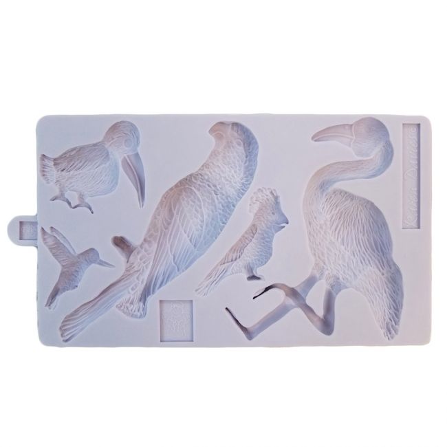  Foto: KAREN DAVIES SILICONE MOULD - TROPICAL BIRDS