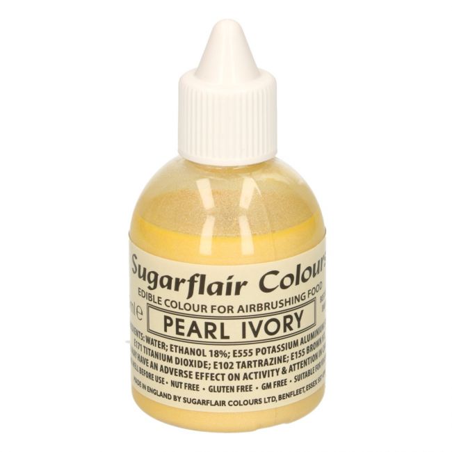  Foto: SUGARFLAIR AIRBRUSH COLOURING -PEARL IVORY- 60ML