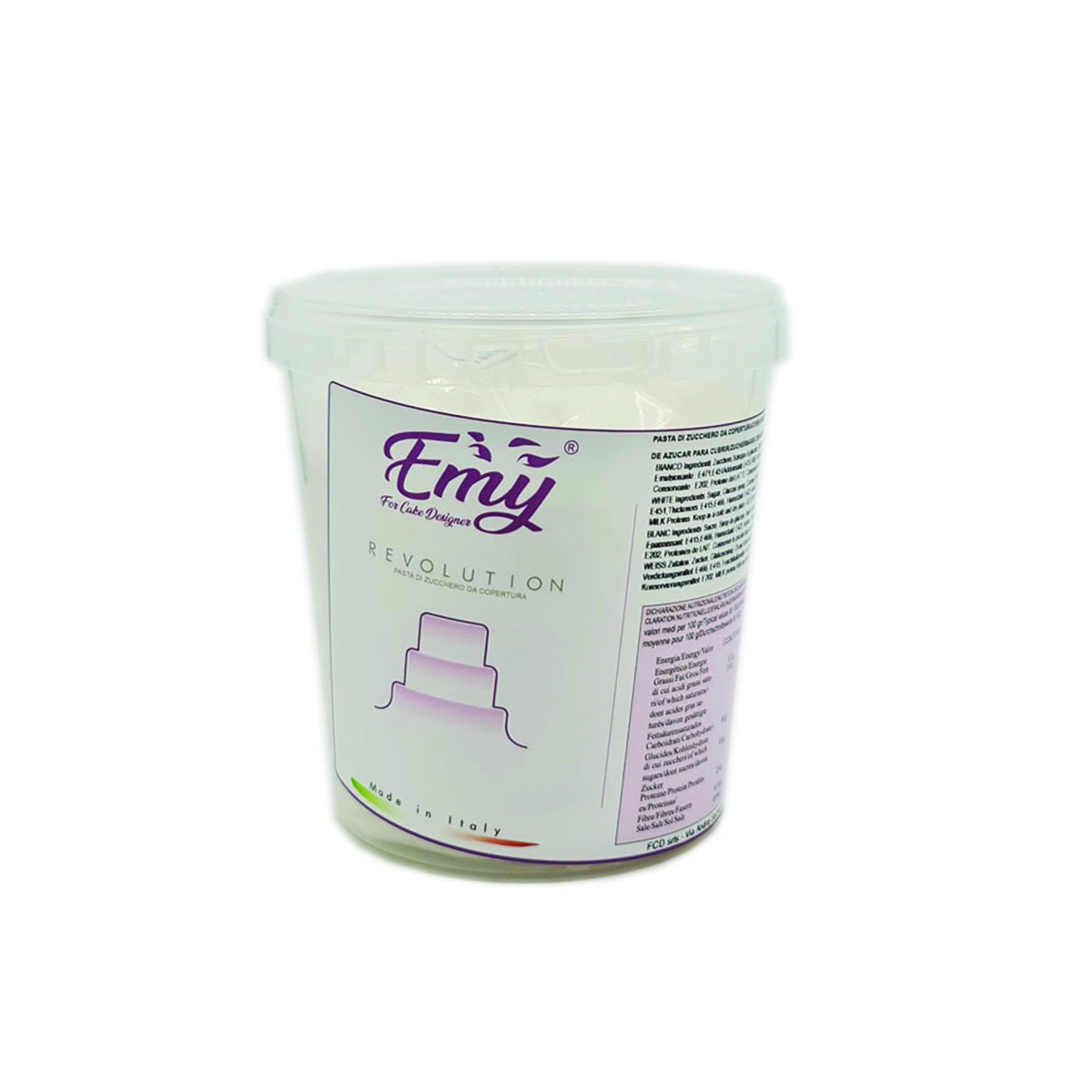For Cake Designer -Emy Revolution bianca 1 kg
