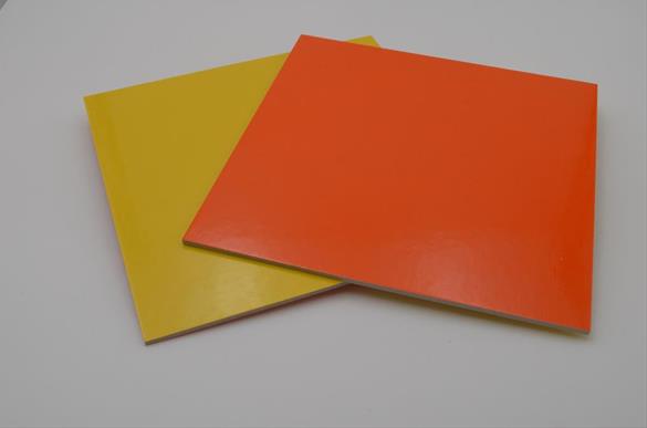  Foto: TAVOLETTE V/QUADRO ARANCIO/GIALLO 25 cm