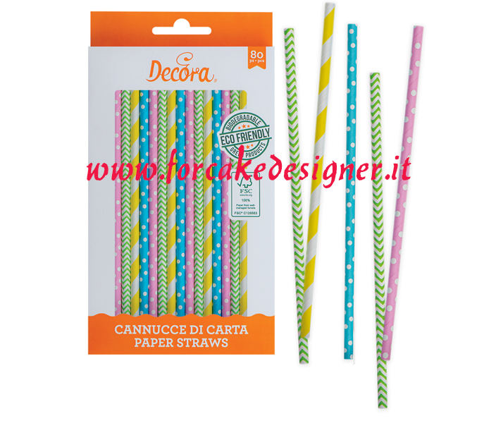  Foto: Decora - Cannucce spring 80 pz