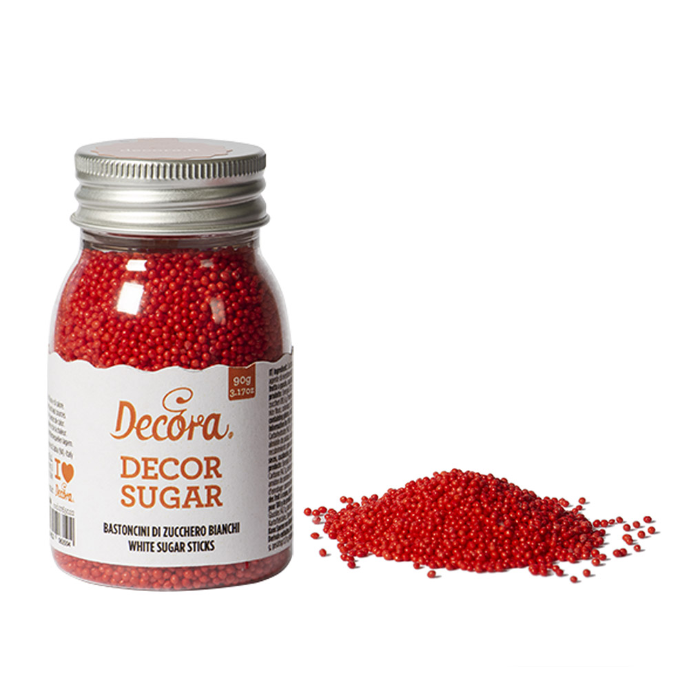  Foto: Decora mompariglia di zucchero rosse 90 gr