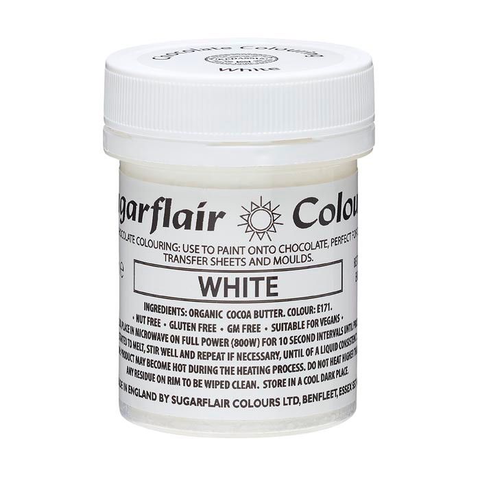  Foto: Sugarflair Colore cioccolato bianco 35g SCAD. 2025