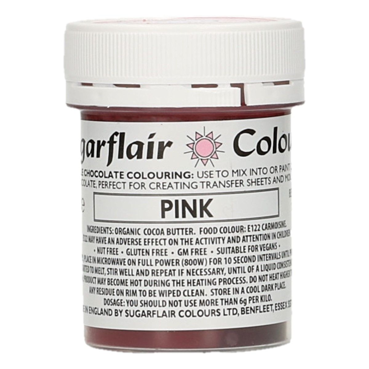  Foto: SUGARFLAIR COLORE CIOCCOLATO ROSA 35G SCAD.2025