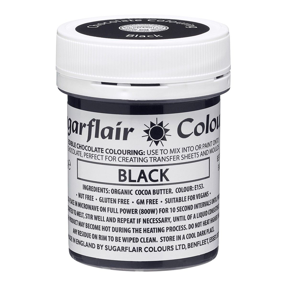  Foto: SUGARFLAIR CHOCOLATE COLOUR BLACK 35G