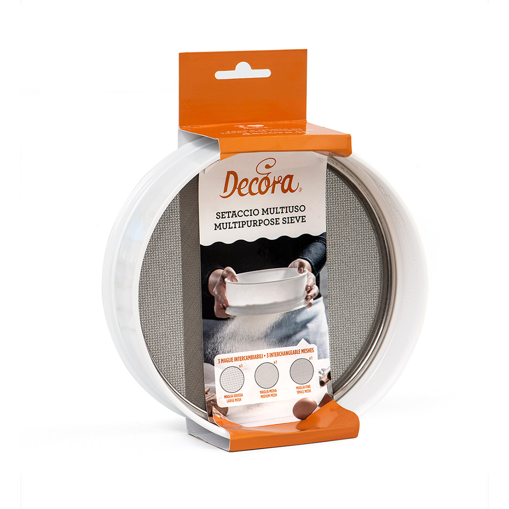  Foto: Decora - Setaccio con 3 maglie: fine, media e grande ø 20 x h 7 cm