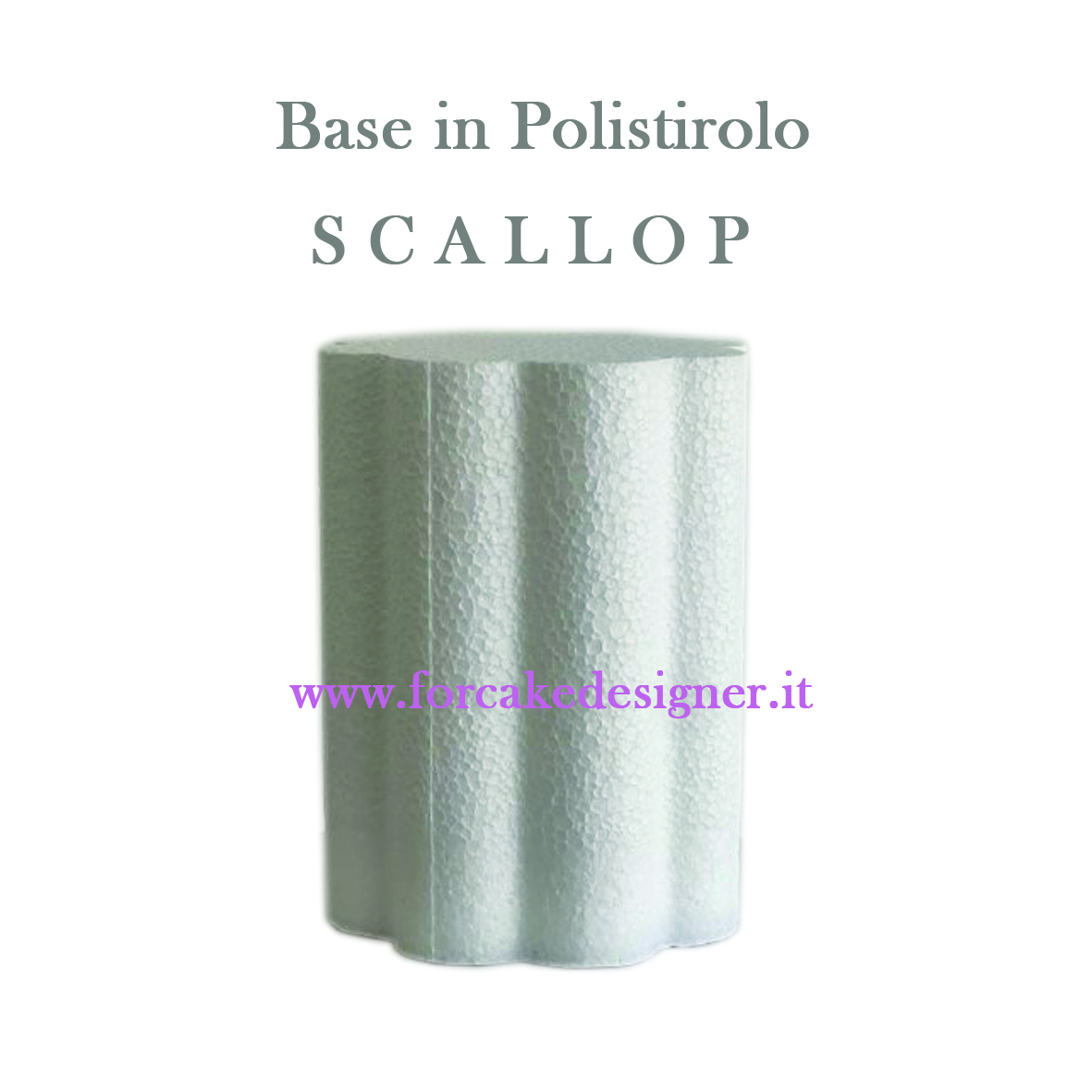  Foto: Base in Polistirolo SCALLOP 15 h 20