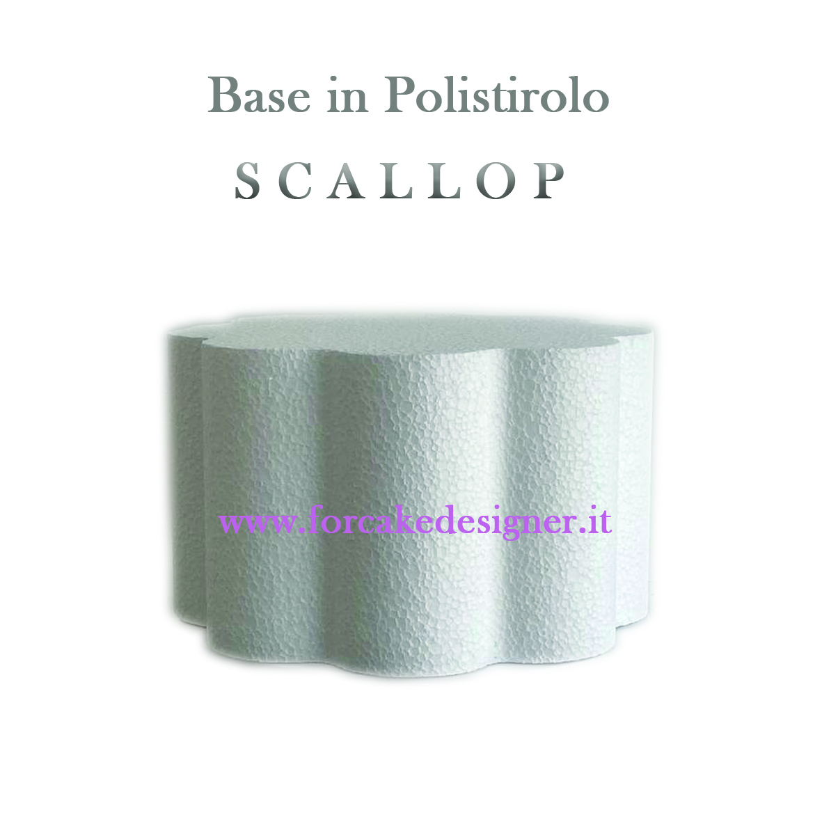  Foto: Base in Polistirolo SCALLOP 15 h 15