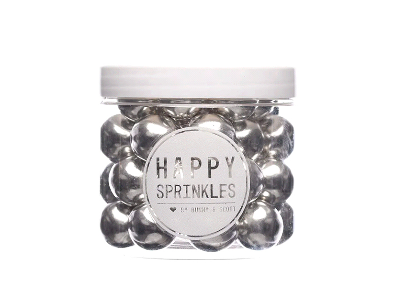  Foto: HAPPY SPRINKLES - SILVER CHOCO XXL - SENZA E171 130 gr