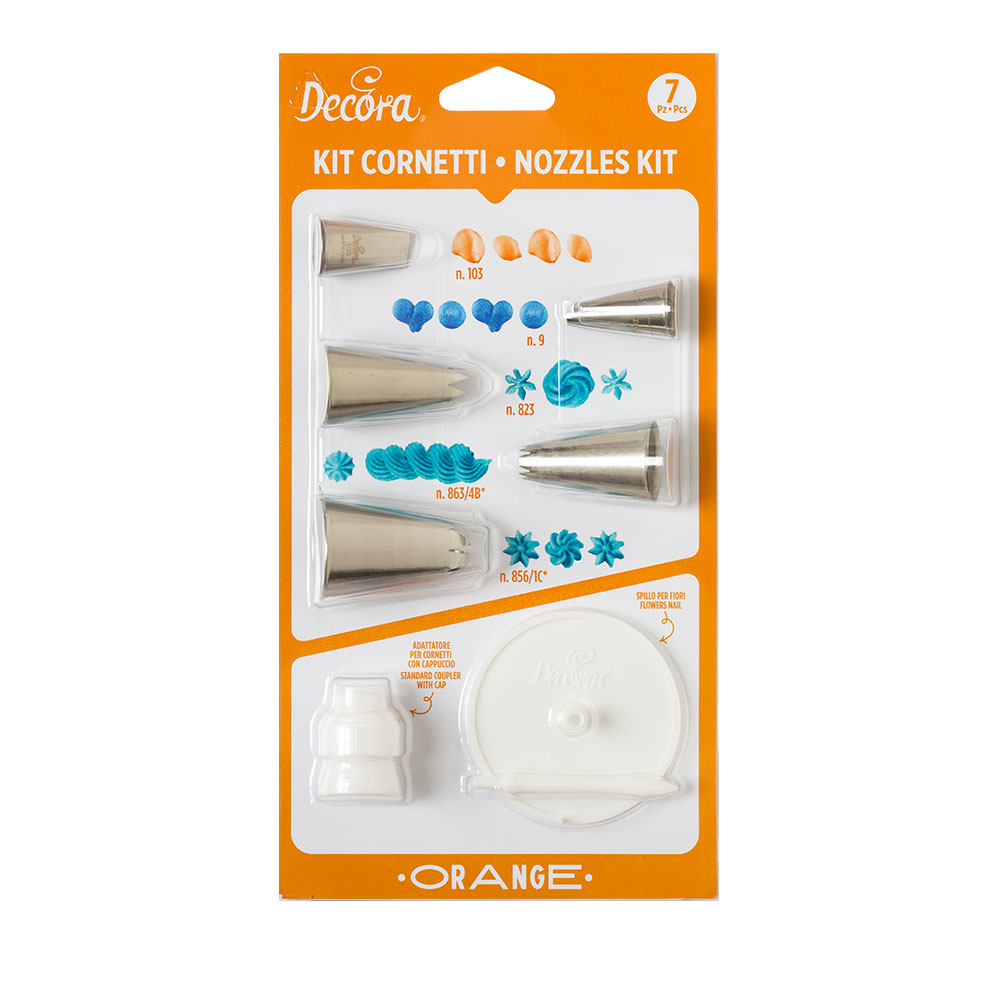  Foto: Decora Kit Cornetti Orange pz.7