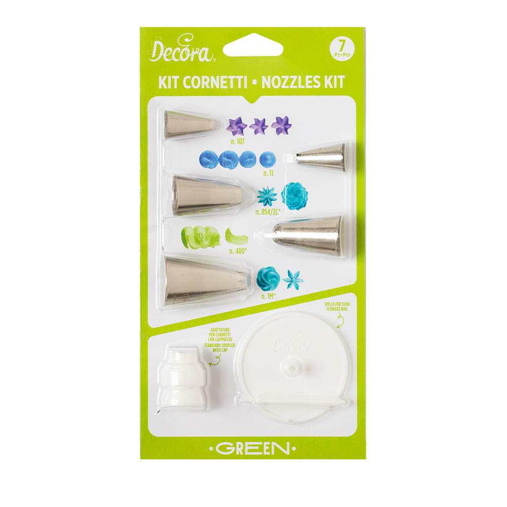  Foto: Decora Kit Cornetti Green pz.7