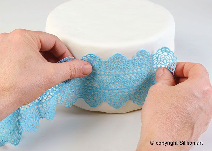 Tappetino in silicone Tricot Decor dentelle Silikomart